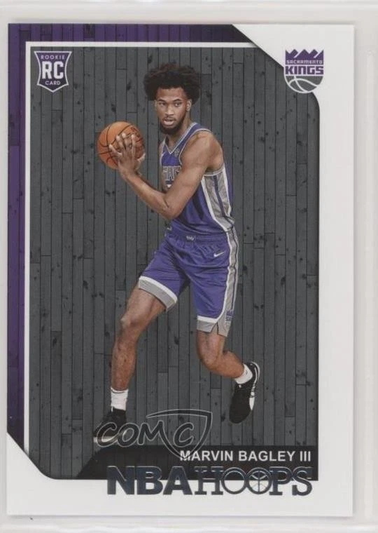 2018-19 Panini NBA Hoops Red Back Marvin Bagley III #258 Rookie RC - Image 1 of 2