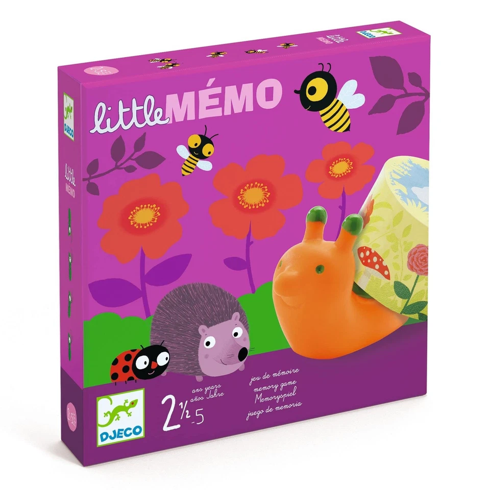 Djeco Little Memo Memory Matching Game for Kids & Family Educational Toy - Image 1 of 4
