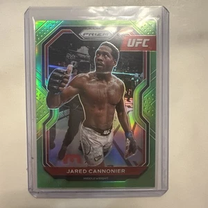 Jared Cannonier 2021 Panini Prizm UFC Green Refractor Card /75 #44 - Picture 1 of 2