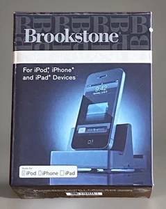 iPhone, iPod, iPad Brookstone Dock Charger 30 Pin black USB Plug (untested) - Picture 1 of 5