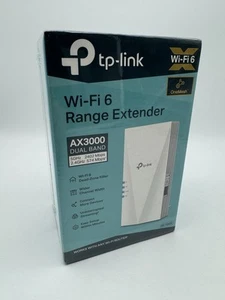 TP-Link Wi-Fi 6 Range Extender AX3000 Dual Band RE700X Répéteur Wifi Blanc - NEUF - Photo 1/2
