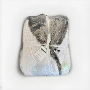 Pottery Barn Ombré Faux Fur Robe - XL - Gray/ White - Picture 1 of 6