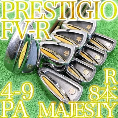 Majesty PRESTIGIO FV-R circa 2009 Irons #4-9,Pw,Aw(8Clubs)/PRESTIGIO FV-R/Flex:R - Image 1 of 4