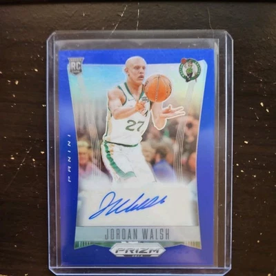 2023-24 Prizm Deca - Jordan Walsh - Blue /49 Auto - RC - 11187 - Image 1 of 2