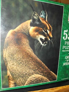 Rompecabezas TimeLife Milton Bradley lince africano 550 piezas 18" x 24" sellado #4159-3 - Imagen 1 de 1