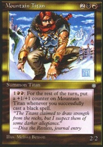 Mountain Titan ~ Moderately Played Ice Age MTG Magic UltimateMTG Multi-Color Car - Image 1 of 1