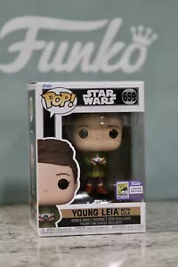 SDCC 2023 Funko Pop Star Wars Young Leia With Lola Official Comic Con Sticker - Picture 1 of 7
