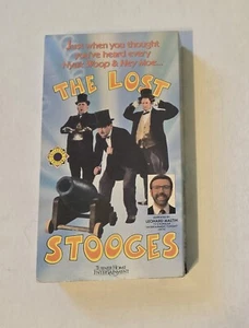 The Lost Three Stooges Leonard Maltin 1990 VHS - Imagen 1 de 5