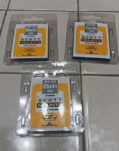 Scott Strip Mounts Lot of 3 Packs Opened Unchecked. - Picture 1 of 2