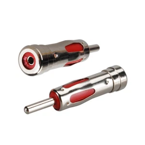 2-Pack Car FM AM Radio Aerial Antenna Connector Adapter for VW Golf Polo Passat - Picture 1 of 4