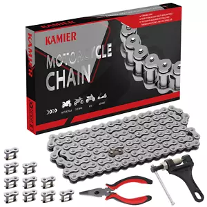 420 Drive Chain 132 Links with Chain Breaker Tool for 70Cc 90Cc 110Cc 125Cc Taot - Picture 1 of 12