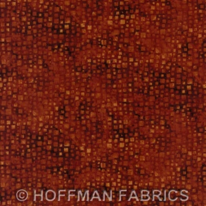 Hoffman Batik Rust 7500-039 BTY - Picture 1 of 1