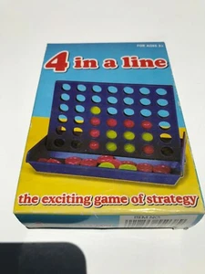 4 In A Line Board Game ( Connect Four) Travel Size - Picture 1 of 5