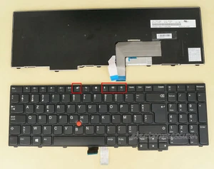 Teclado belga para ThinkPad E531 E540 L540 L560 L570 W540 W540 T550 T560 - Imagen 1 de 1