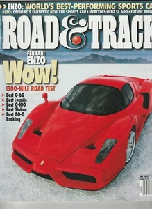 RIVISTA STRADALE E PISTA "FERRARI ENZO-AUTO SPORTIVA PIÙ PERFORMANTE DEL MONDO" LUGLIO 2003 - Foto 1 di 2