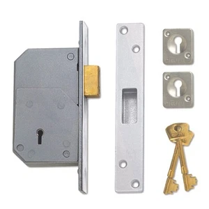 Union Serie C Cromo Satinado 3G110 Detenedor Mortaja Deadlock -73 mm - Imagen 1 de 1
