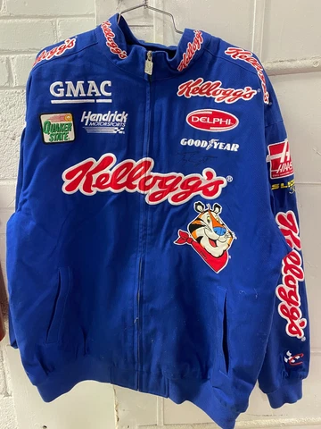 Chase Authentics Terry Labonte Kellogg's Adult Large Jacket Signed Cover
