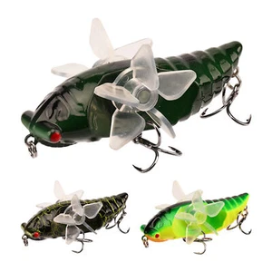 Fishing Lures for Bass Cicada Hard Swimbaits with Rotating Spins steady - Picture 1 of 6