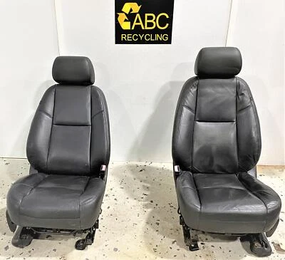 Juego de asientos delanteros GMC Yukon Denali 2012-2014 cuero negro refrigeración térmica Foto 1 de 4