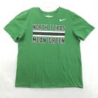 Nike UNT North Texas Mean Green Shirt Men Large Cotton Short Sleeve Athletic Cut