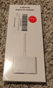 Digital AV Adapter Kabel Lightning auf HDMI neu versiegelt US-Verkäufer kostenloser Versand - Bild 1 von 2