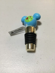 Disney Parks Mickey Symbol Urlaub Weihnachten blau Metall Flaschenverschluss neu mit Etikett - Bild 1 von 4