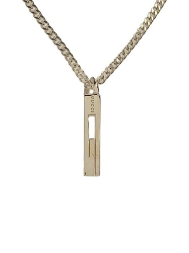 GUCCI SV925 Collana in argento con top da uomo usata