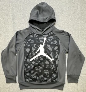Air Jordan Jumpman Nike Therma Fit Hoodie Gray Youth Extra Large XL - Picture 1 of 8