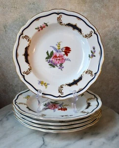 Mikasa Fine China Lorraine 5 Rimmed SOUP Bowls pates 9.25"  L9308 - Bild 1 von 9