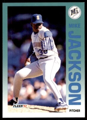 1992 Fleer #282a Mike Jackson - Image 1 of 2