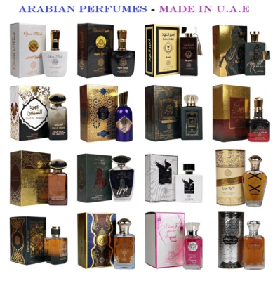 ZAK PERFUMES 4 x Arabian Perfume For Men & Women Mens Perfume Women Perfume Oud Musk Gift Set