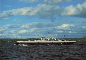 MV Valcour malerische Fähre Lake Champlain Boote Burlington VT Vintage Postkarte - Bild 1 von 2