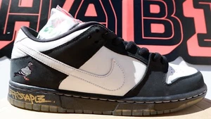 NEU Nike Dunk Low SB Panda Taube Größe 11 SIGNIERT Jeff Heftklammer BV1310-013 schwarz NY - Bild 1 von 9