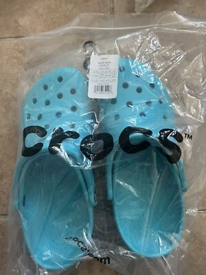 Crocs классический слайд сандалии унисекс цифровой Aqua размер мужчин 10 женщин 12 совершенно новый - Изображение 1 из 3