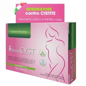 FarmaCyst Integratore D Mannosio Mirtillo rosso Uva Ursina Semi di Pompelmo - Foto 1 di 5