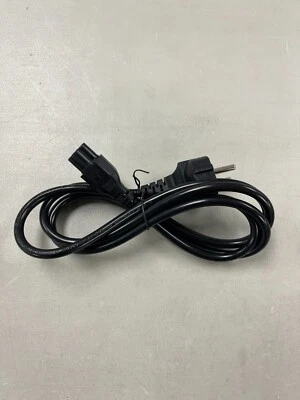 LOT of 10 pcs. - 6 foot 3 prong European AC Power Cable IEC-60320 C5 to CEE 7/7 - Image 1 of 4