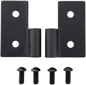 LOWER DOOR HINGE BRAKETS 7607 black  76-06 FOR Jeep Wrangler cj7 cj8 - Bild 1 von 1