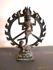 Vintage/antique Brass/bronze Dancing Nataraja Lord Shiva Figure On Child/fire