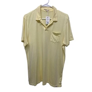 Polo Paler Banana Capa Marina Para Hombre Ropa Tinte Resort Talla Mediana - Imagen 1 de 8