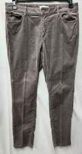 Loft Curvy Skinny Corduroy Pants Size 30/10 Gray Exc. Condition!! (32w x 27L) - Picture 1 of 7