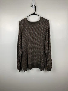 Maglione pullover vintage anni 90 Tundra 3D stampa all over disegnato taglia 2XL - Foto 1 di 5