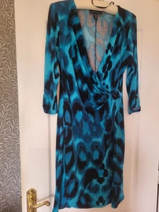 Frank Lyman dress Size 14 Kingfisher Blue - Picture 1 of 15
