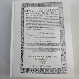 douay rheims New Testament facsimile Hardcover - Picture 1 of 14