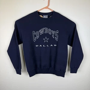 Vintage 90’s Lee Sport Dallas Cowboys Sweatshirt Large Blue Embroidered Logo USA - Bild 1 von 7