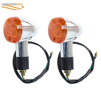 New 2x Turn Signals Light For Kawasaki Vulcan VN 750 800 900 1500 1600 1700 US - Image 1 of 4