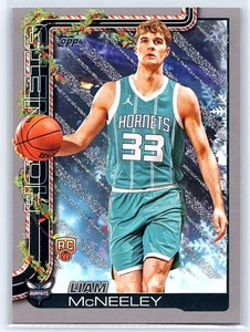 LIAM MCNEELEY (RC) - 2025-26 Topps Holiday #H189 - Base Glitter - Picture 1 of 2