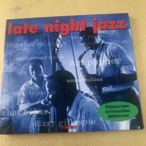 Late Night Jazz 2 CD 40 Tracks Remastered Miles Dizzy Coleman Monk Charlie Nina - Picture 1 of 10