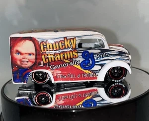 Hot Wheels Dairy Delivery Chucky Charms It’s A Custom Real Riders added!! CHUCKY - Picture 1 of 9