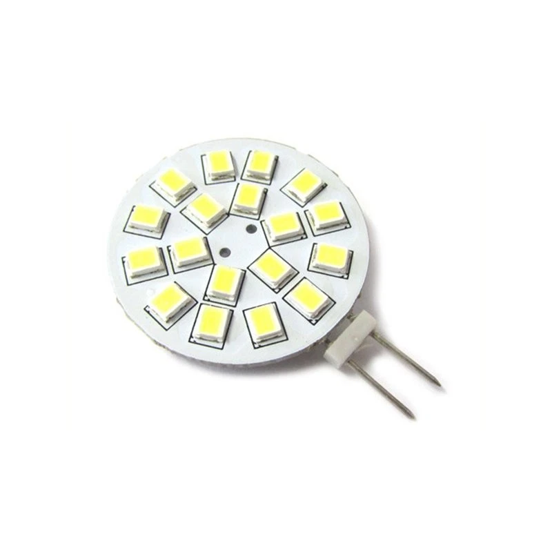 Lampadina LED G4 Bispina DC AC 3W 12V e 24V Bianco Neutro Naturale 18 SMD 2835 1 - Immagine 1 di 3