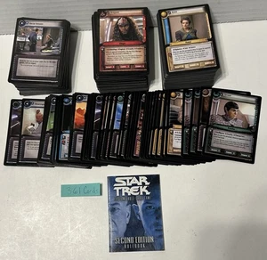Lote de 361 CCG Star Trek Black Border (posiblemente 2Eenergize) viene con libro de reglas - Imagen 1 de 3